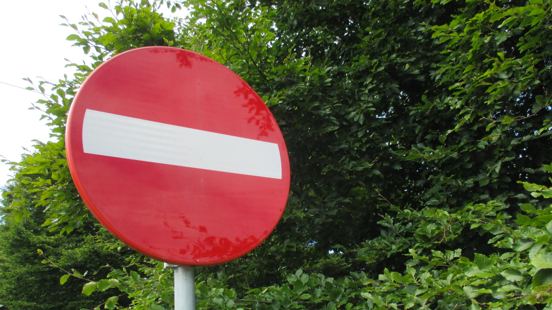 Do not enter sign