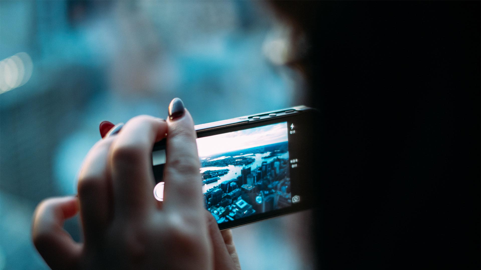 Phone taking picture