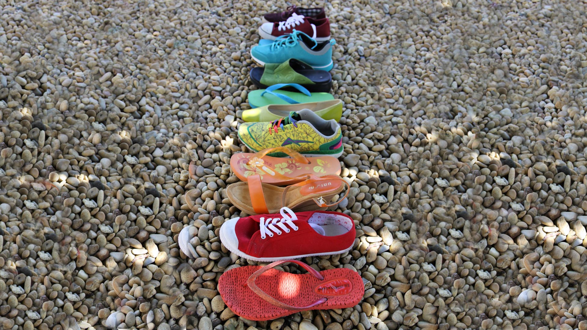 Line of shoes