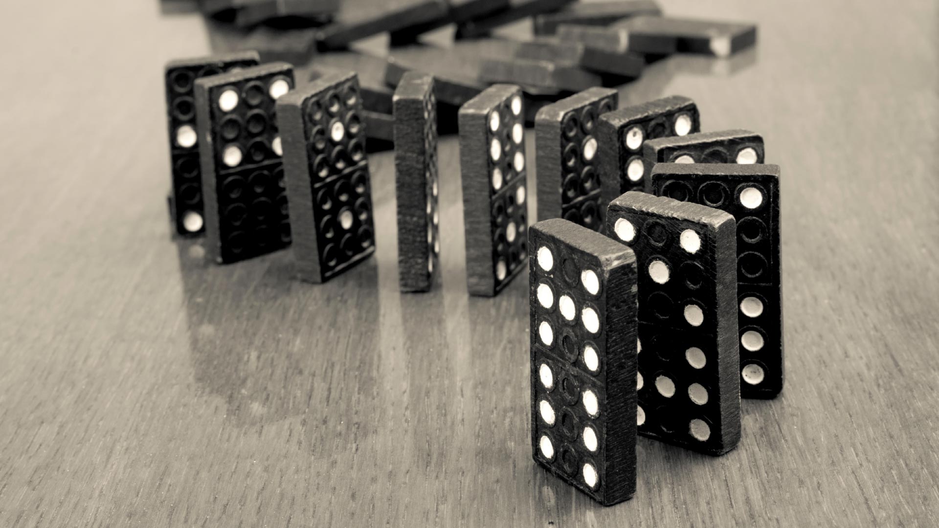 Black dominoes