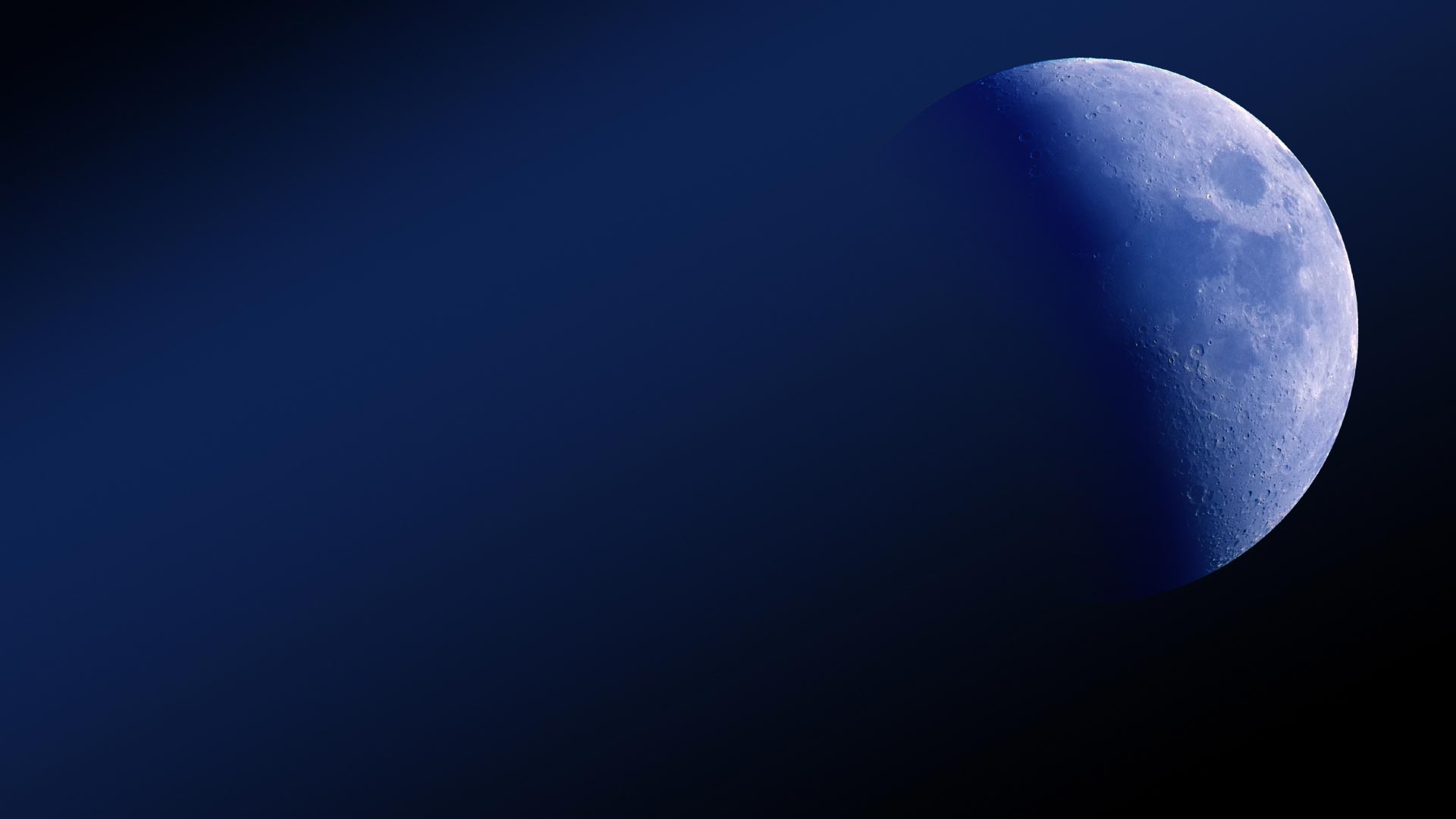Star Wars-esque blue moon