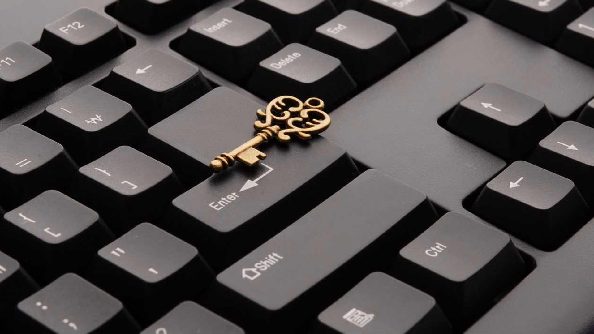 Scroll key on a computer keyboard