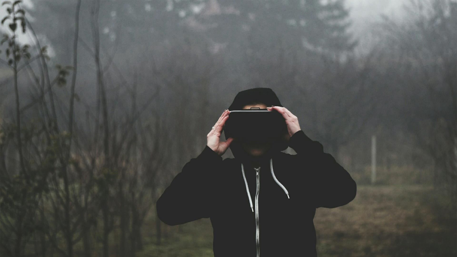 Person using VR