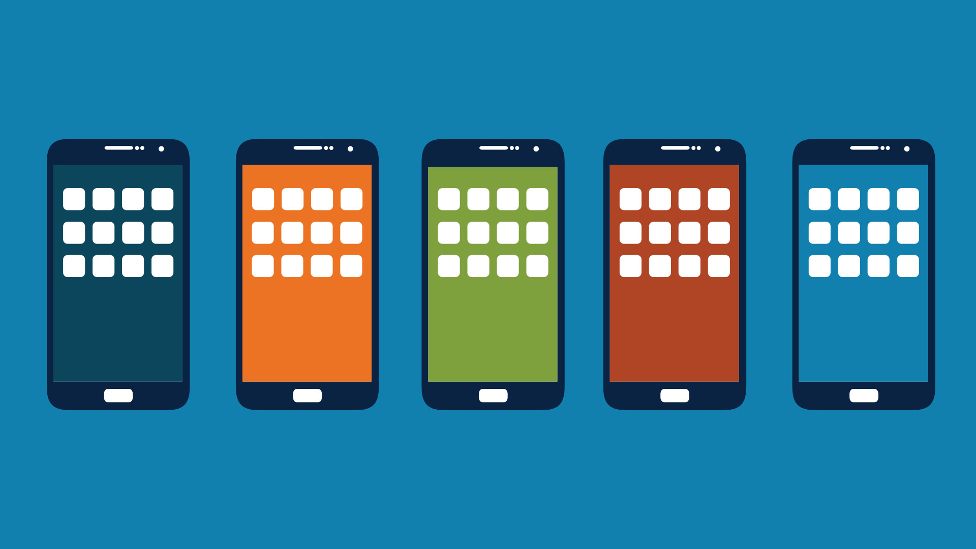 mobile phones graphic