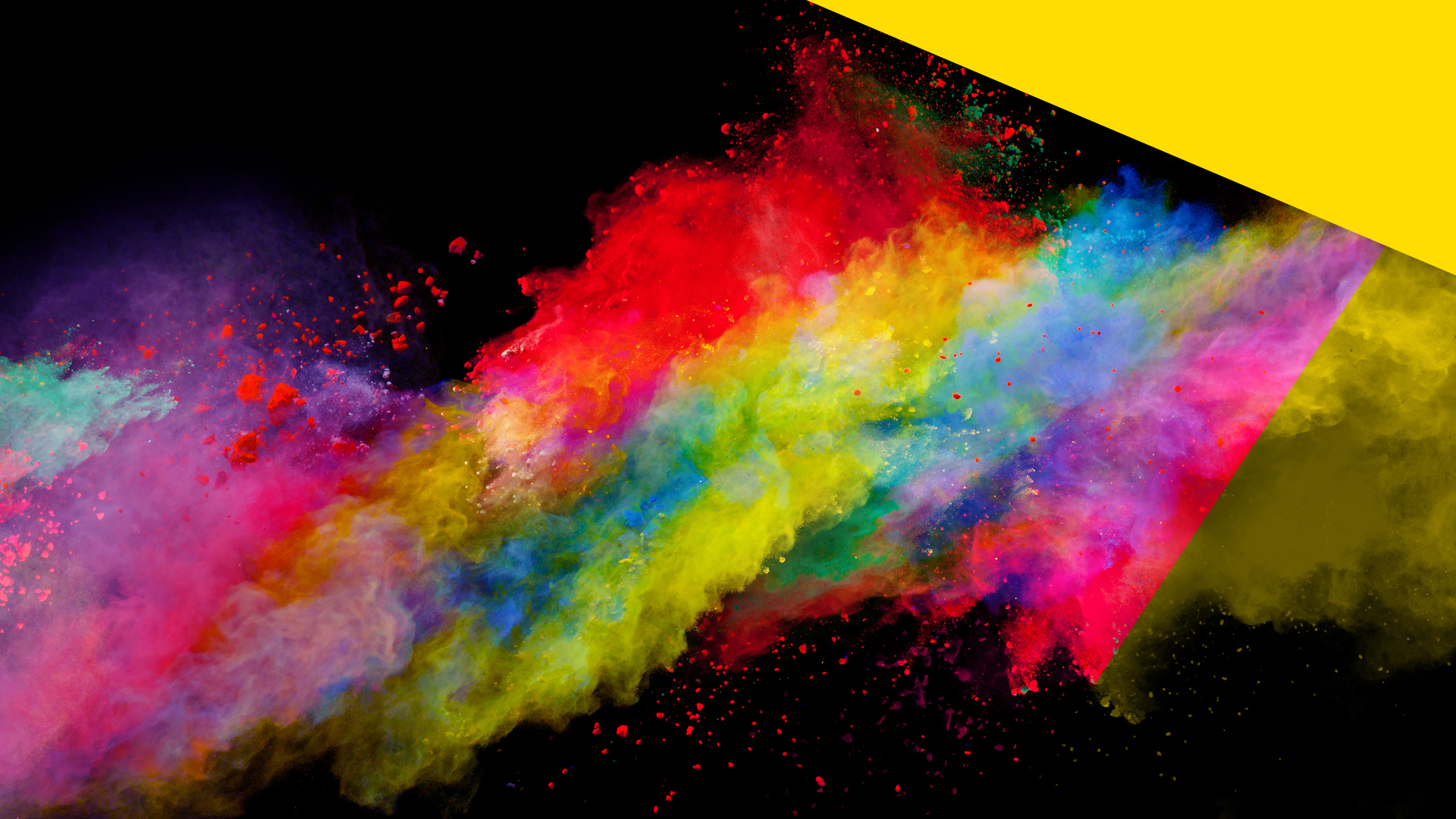 rainbow colors