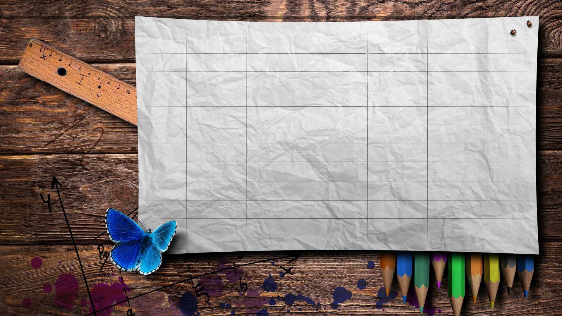graph paper, ruler, pencils