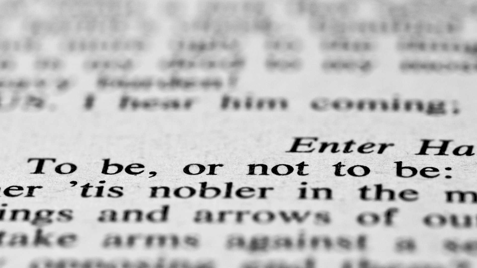 Hamlet soliloquy