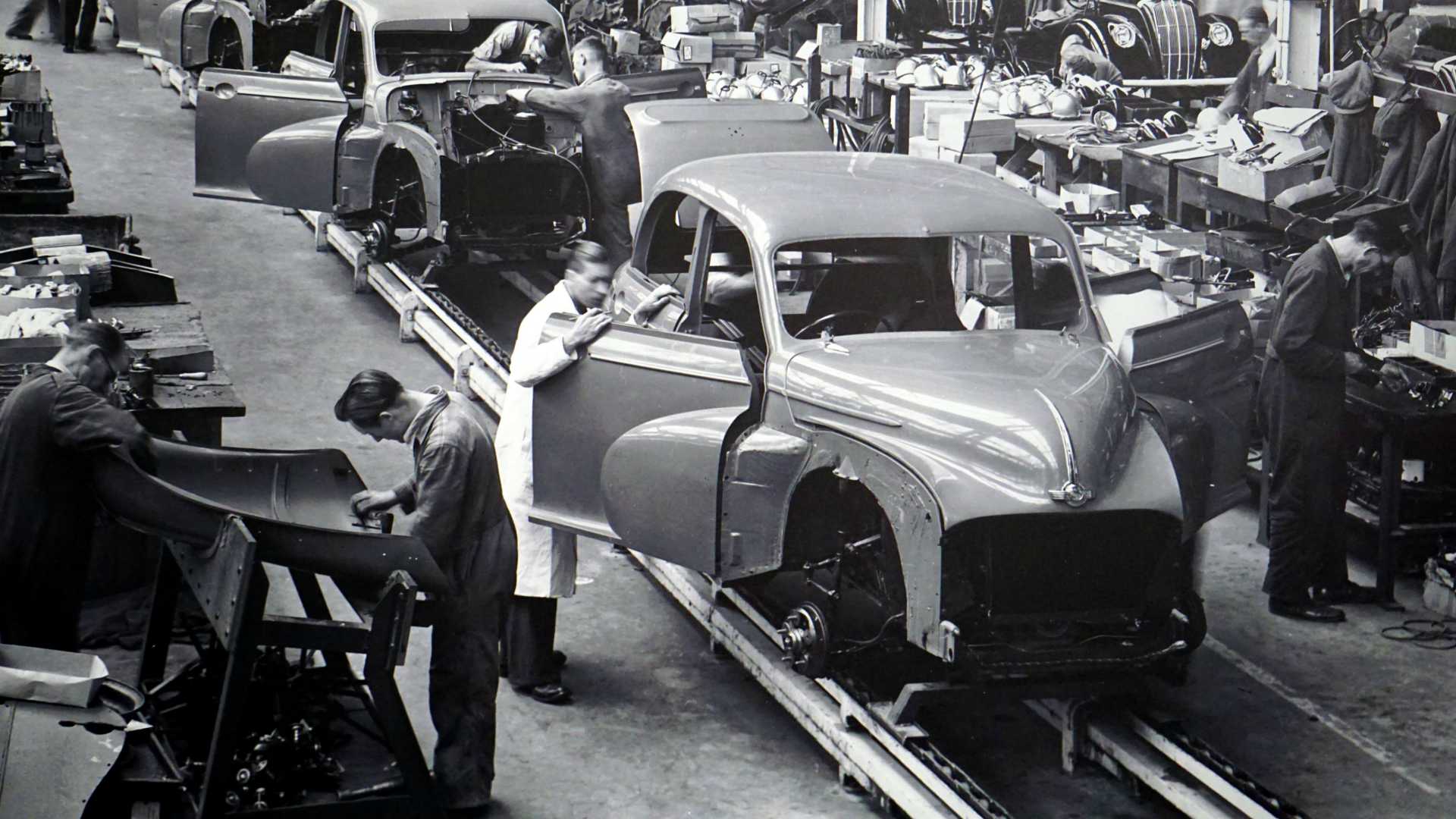 old car manufacturing photo