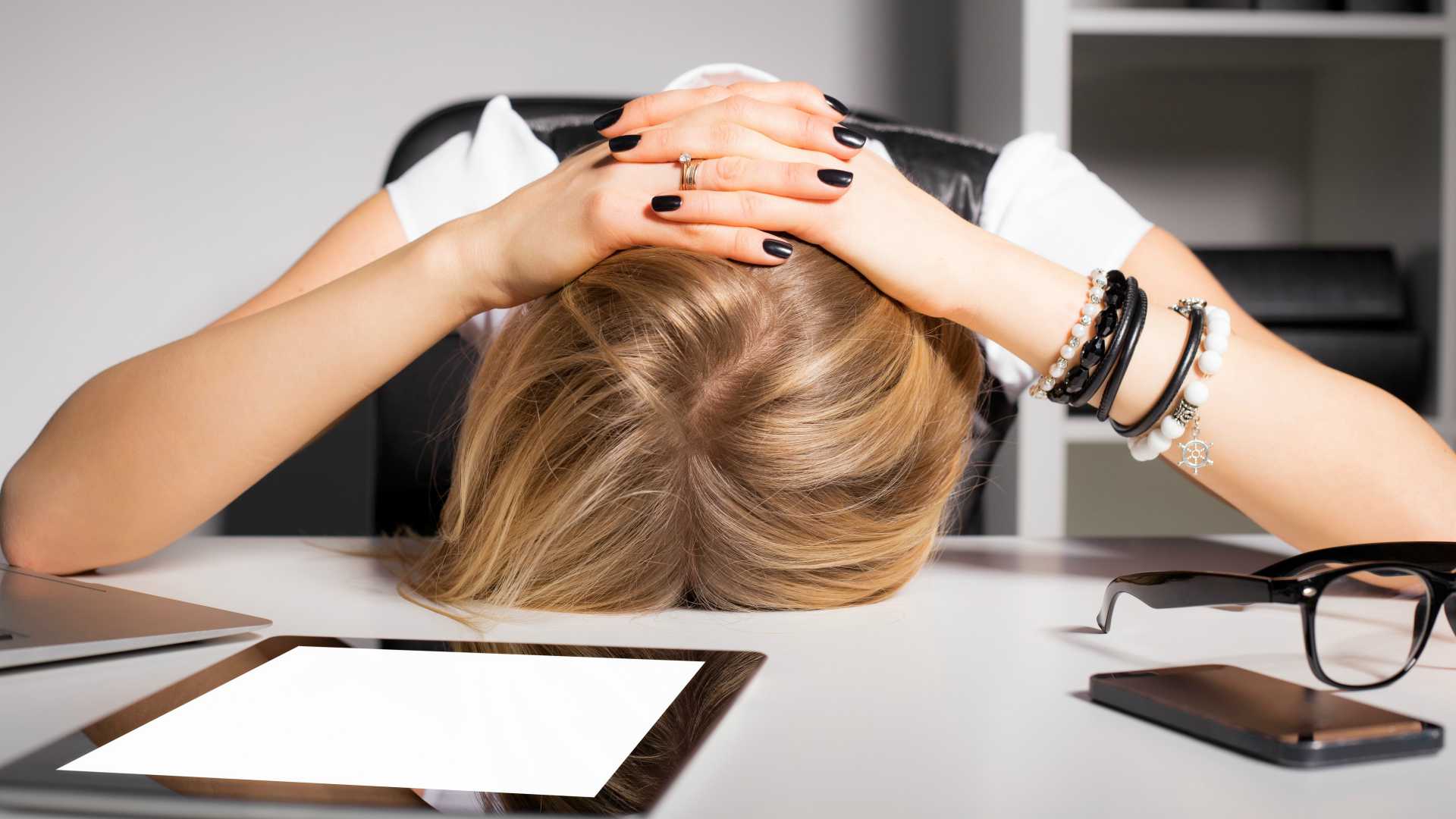 frustrated salesperson