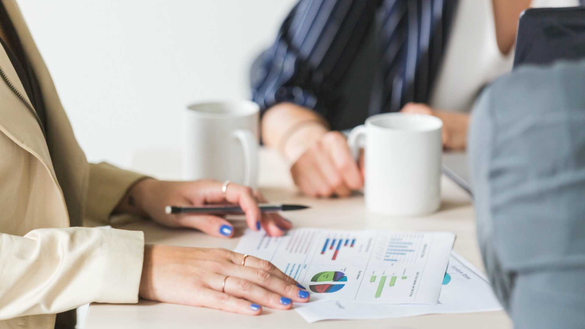 meeting with charts