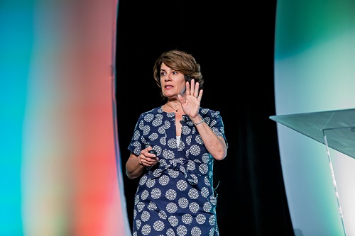 Whitney Mortimer during her keynote