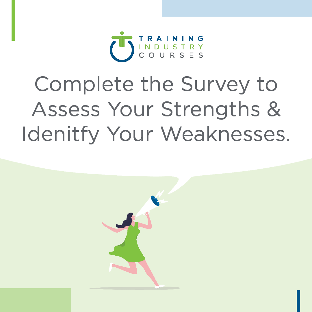 Complete the survey to assess your strengths and identify your weaknesses