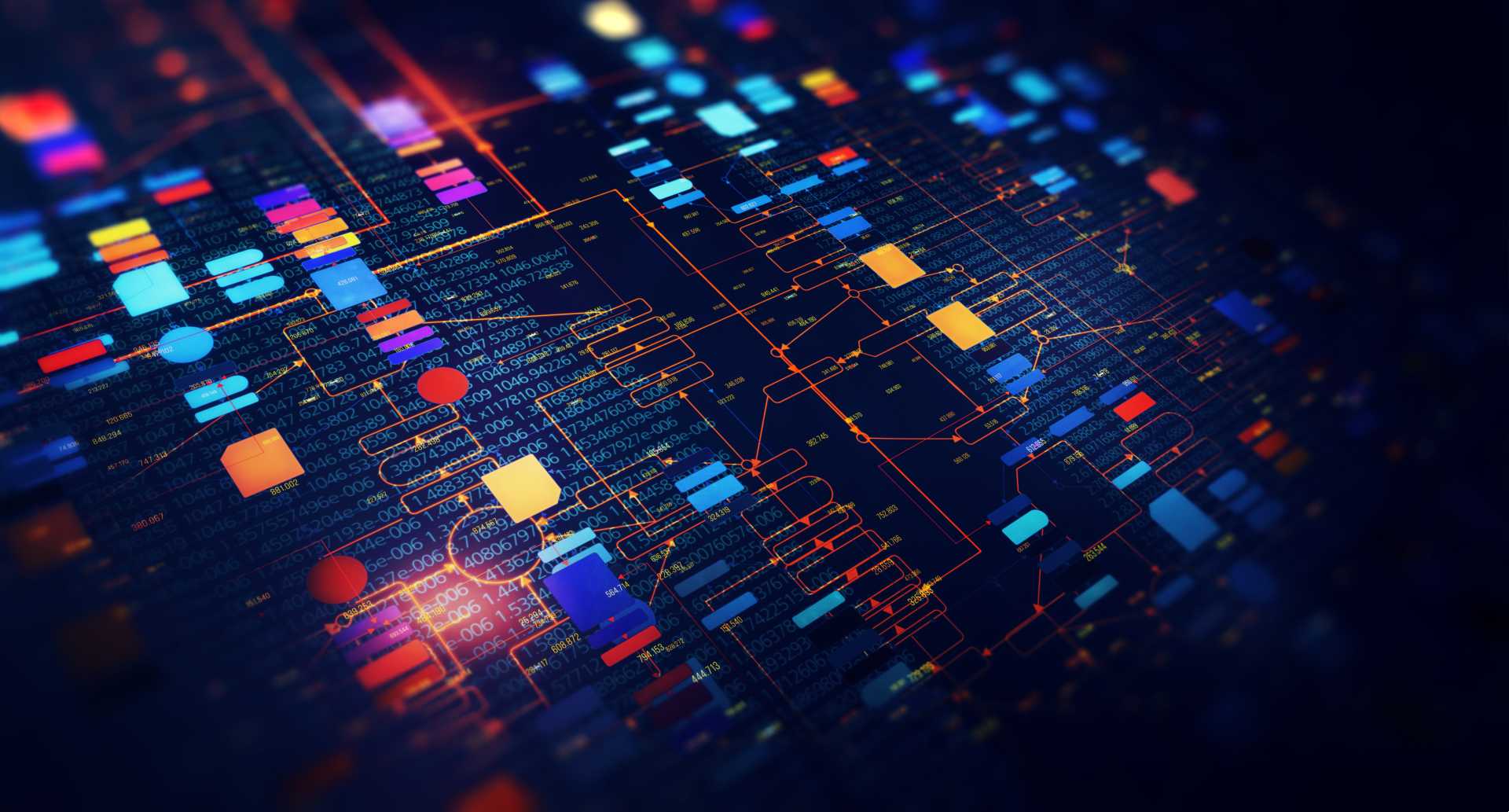 Up close shot of motherboard inside cybersecurity tools and tech.