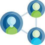 people connecting