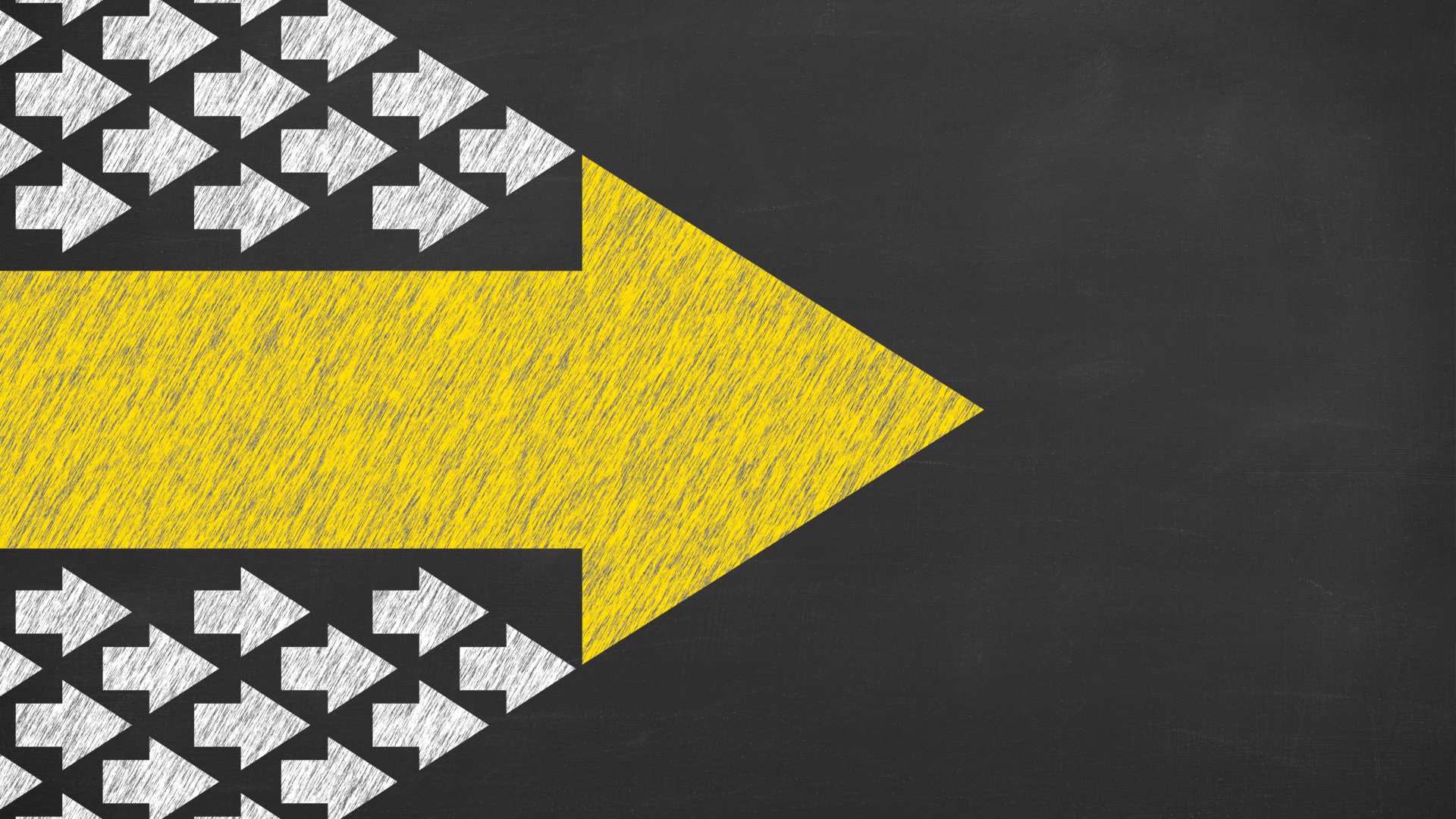 Arrows all pointing to the right, signifying the future of L&D