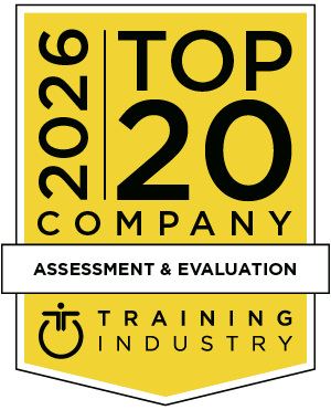 top assessment and evaluation training company badge