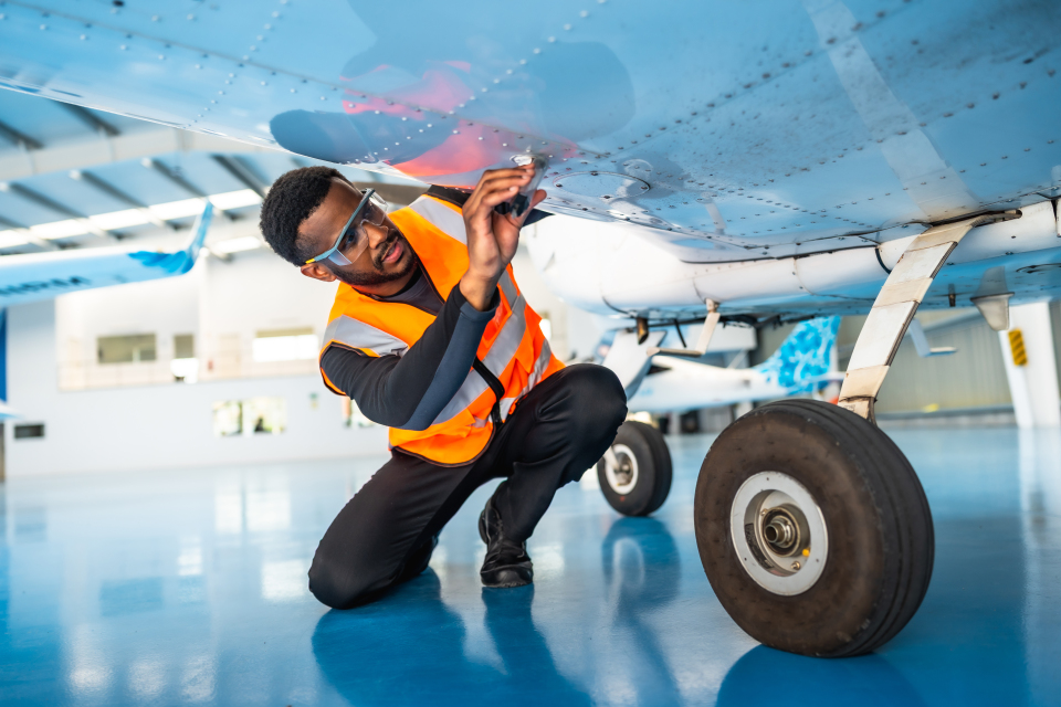 Person working in aviation.